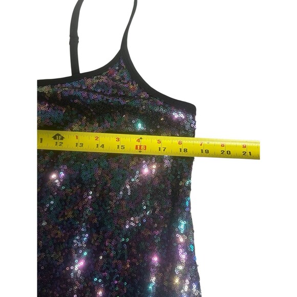Torrid Blue/purple Sequin Cami SWING Tank Top Women's Plus Sz 2 2X Sleeveless - Picture 4 of 5